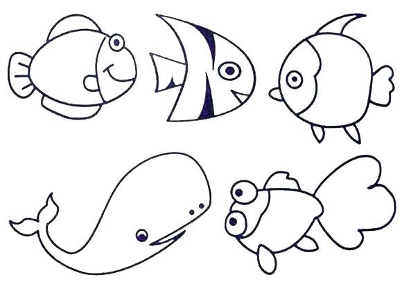 580x424 Ocean Life Coloring Pages