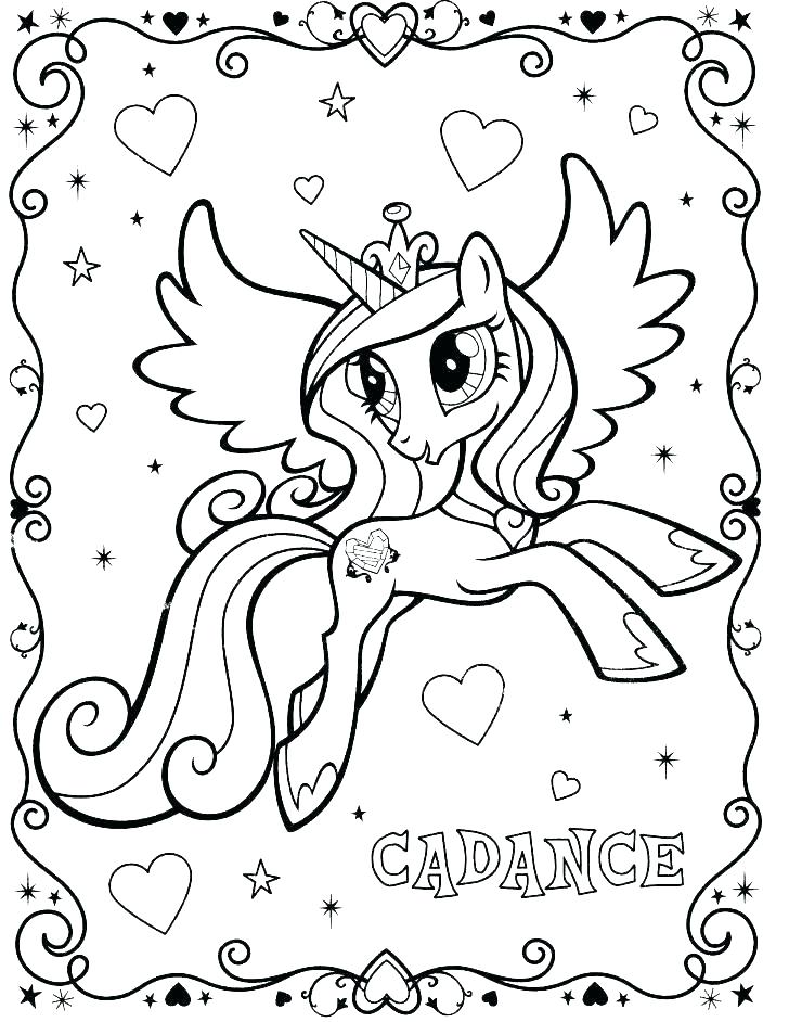 728x942 Ocean Sunset Coloring Pages Printable My Little Pony S