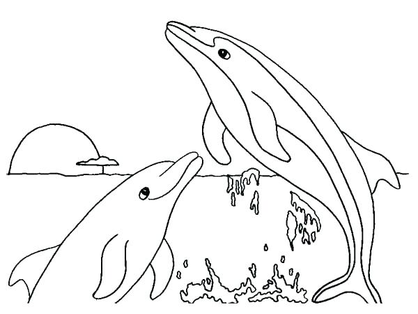 600x450 Sunset Coloring Pages