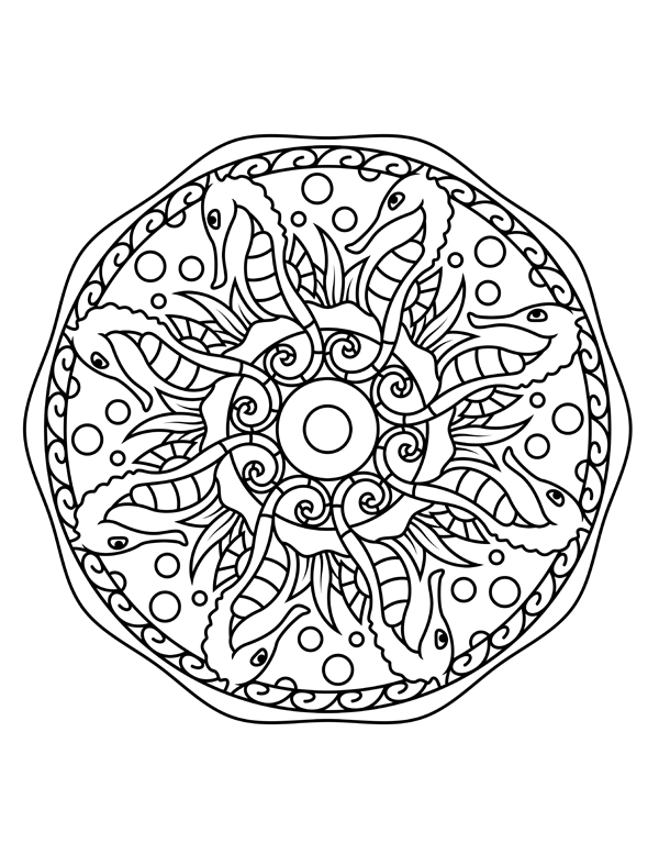 600x777 Adult Coloring Pages