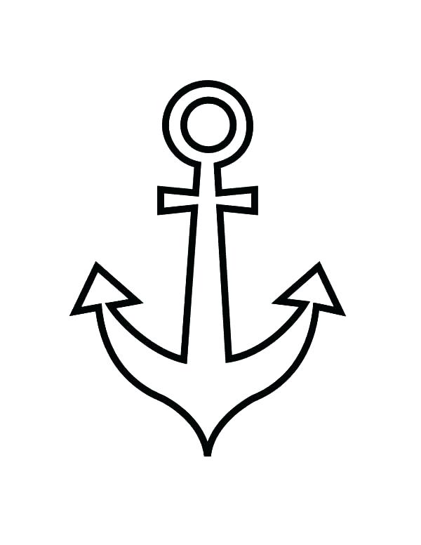 600x776 Waves Coloring Pages Anchor Coloring Page For The Anchor Coloring