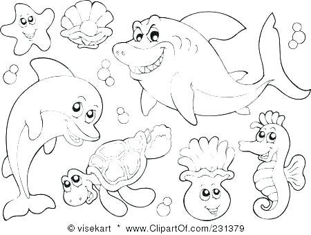 450x340 Coloring Pages Ocean Free Ocean Life Coloring Pages Oceans