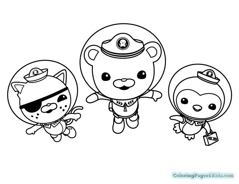 821x630 Octonauts Coloring Pages Coloring Pages For Kids