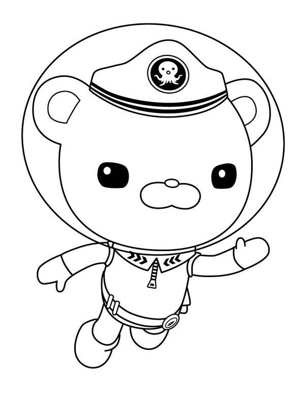 600x775 Octonauts Coloring Pages