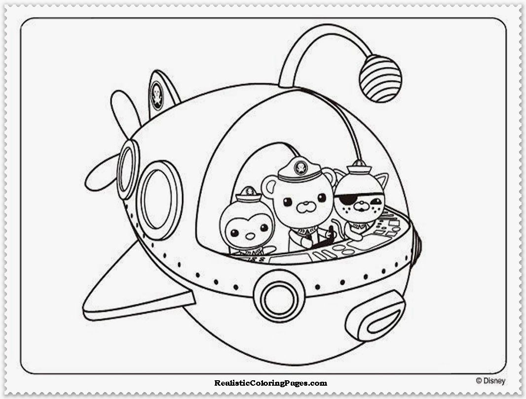 1066x810 Amazing Octonauts Coloring Pages Printable Pic For Popular