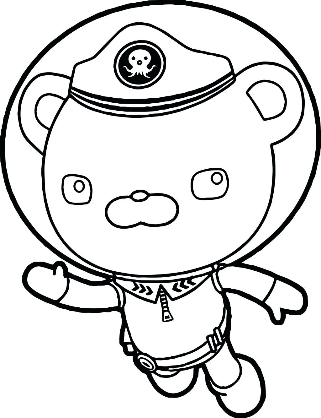 1024x1331 Octonauts Dashi Coloring Pages