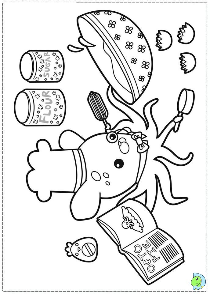 688x960 Incredible Octonauts Gup Coloring Pages In Efficient Article