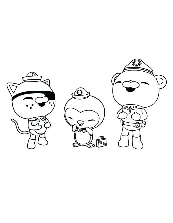 600x775 Printable Octonauts Coloring Pages For Kids Free Free Coloring