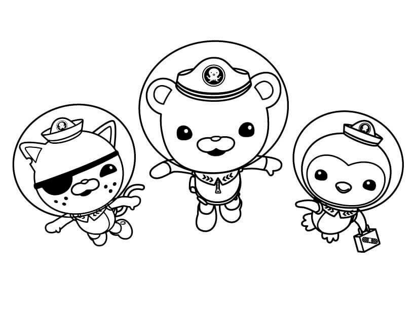 821x630 Free Printable Octonauts Coloring Pages
