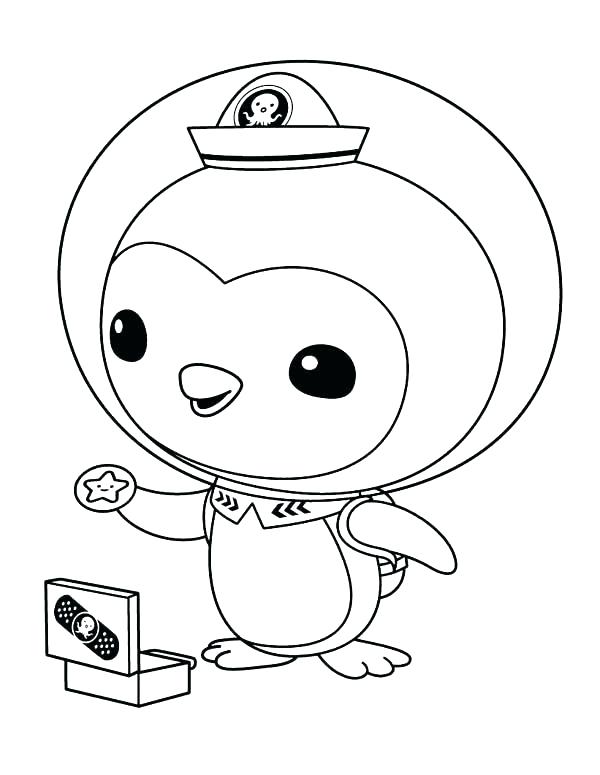 600x775 Disney Jr Octonauts Coloring Pages The Pictures To Print And Color