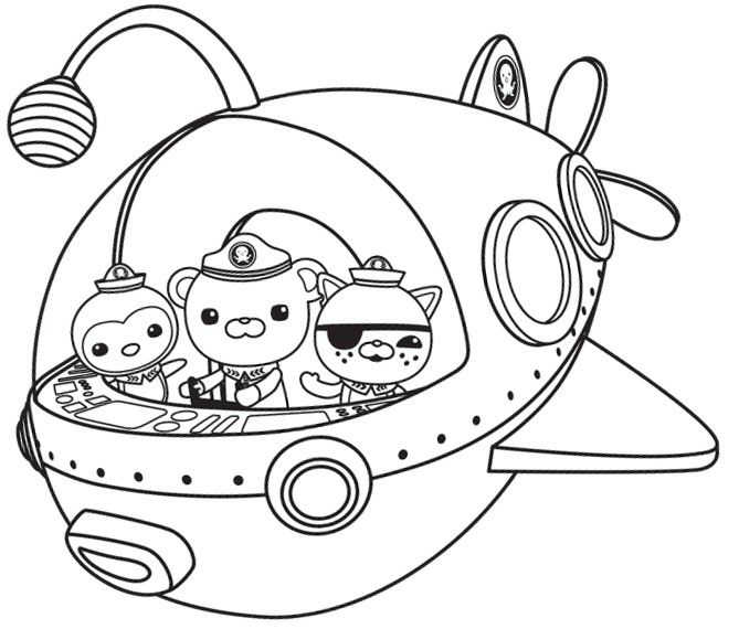 669x570 Octonauts Coloring Pages Octonauts Party, Birthdays And Elsa