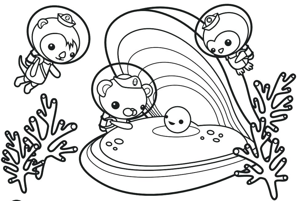 975x655 Octonauts Coloring Pictures The Characters Coloring Page Octonauts