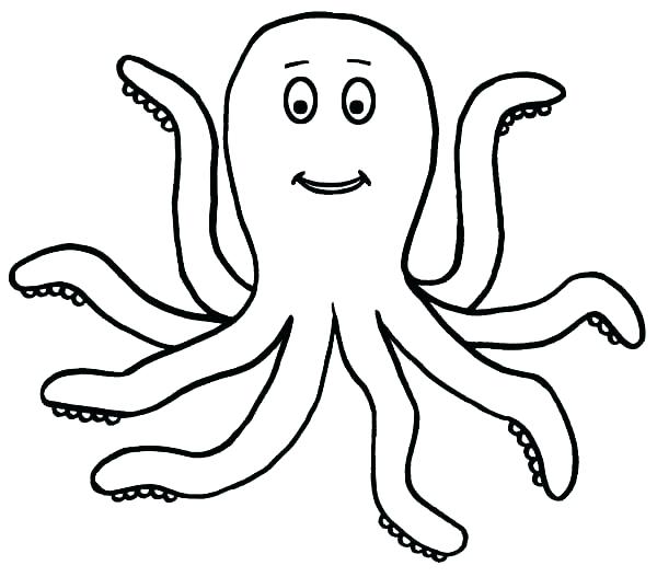 600x527 O For Octopus Coloring Page With Handwriting Practice Download O