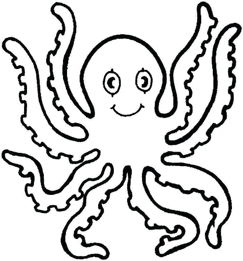 Octopus Coloring Pages For Kids at GetDrawings | Free download