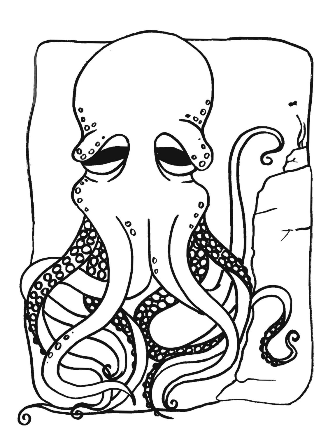 1149x1500 Octopus Coloring Pages