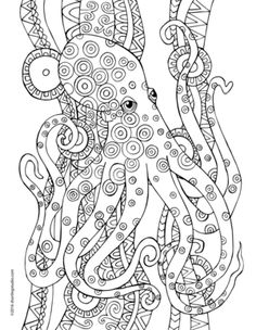 236x304 Pretty Sure The Octopus Is My Spirit Animal! Drawingcoloring
