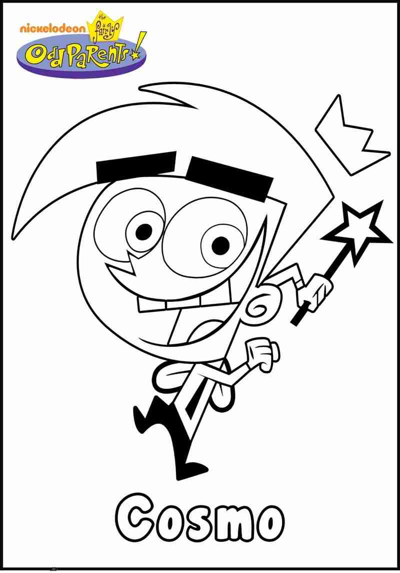 800x1145 The Fairly Oddparents Coloring Pages Best Odd Parents Olegratiy