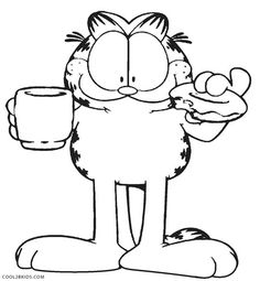 236x255 Garfield And Odie Coloring Pages Danielle's Free