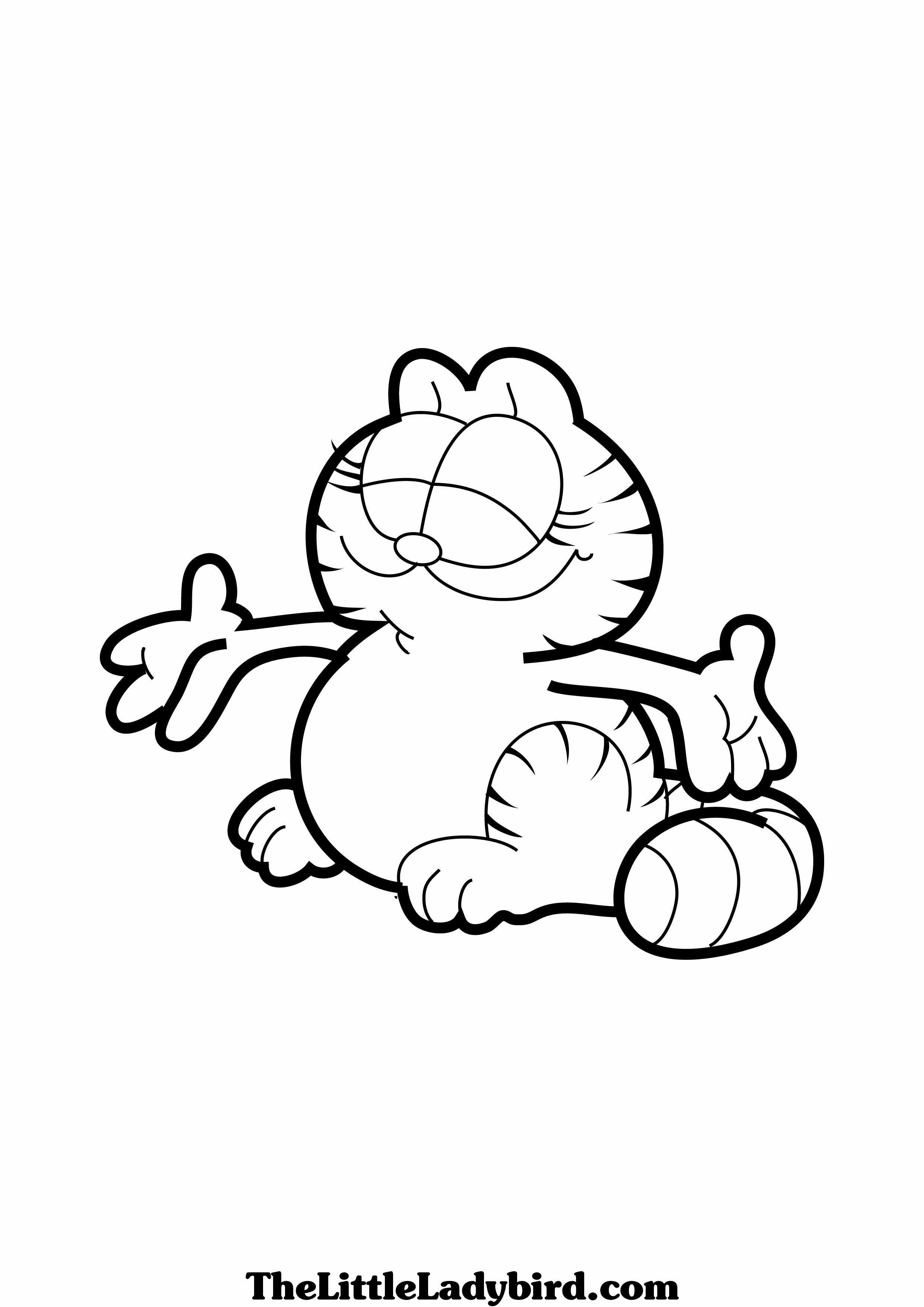 2480x3508 Free Garfield Coloring Pages Com Fair Acpra