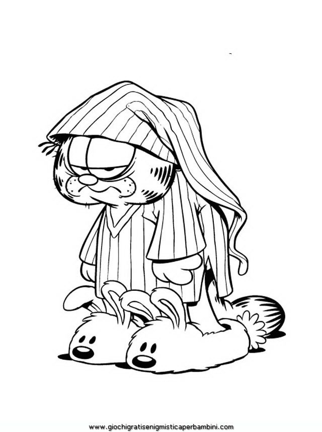640x860 Garfield And Odie Coloring Pages Clipart