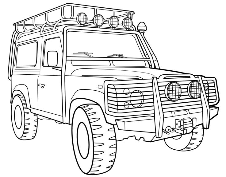 Off Road Coloring Pages