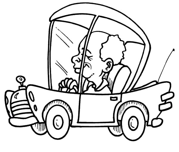 600x512 Driving Car To Office Coloring Pages Best Place To Color