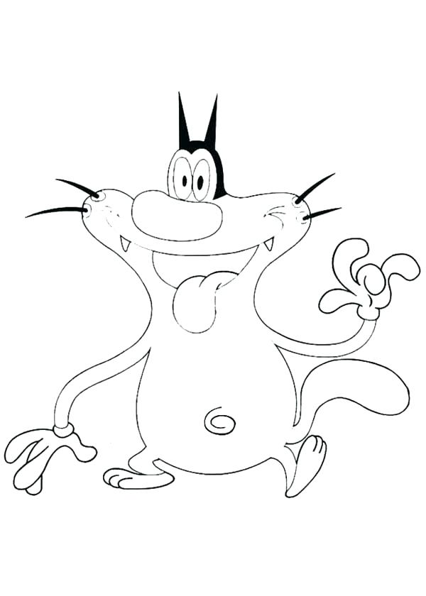 600x840 Cockroach Coloring Page Oggy Cockroaches Coloring Pages