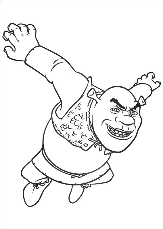 567x794 Shrek Coloring Games Ogre Baby Coloring Pages Shrek Coloring Pages