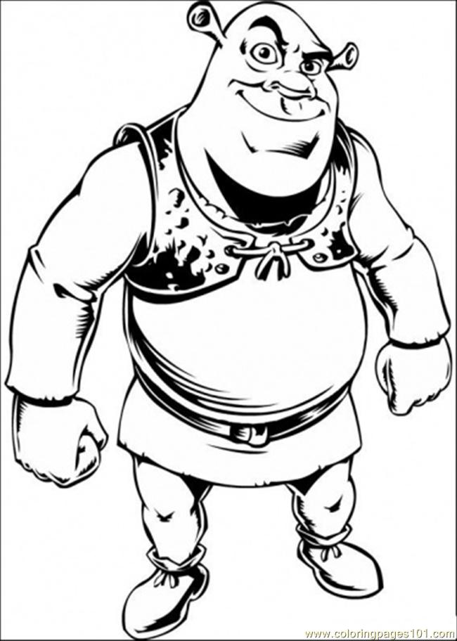 650x912 The Ogre Coloring Page