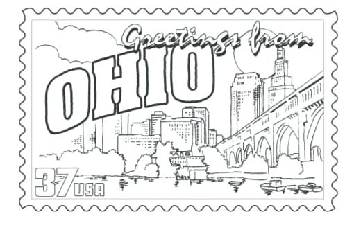 497x332 Ohio State Football Coloring Pages State Coloring Pages State