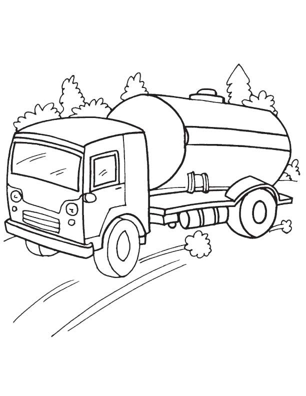 612x792 Speedy Oil Tanker Coloring Page Download Free Speedy Oil Tanker