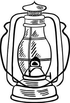 231x340 Oil Lamp Coloring Pages