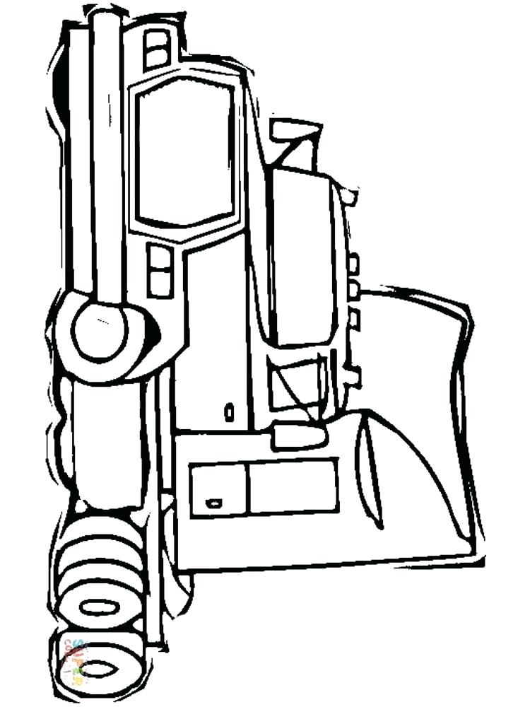750x1000 Semi Coloring Pages Big Trucks Coloring Pages Truck Coloring Pages