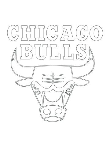 360x480 Oklahoma City Thunder Coloring Pages Bulls Logo Coloring Page