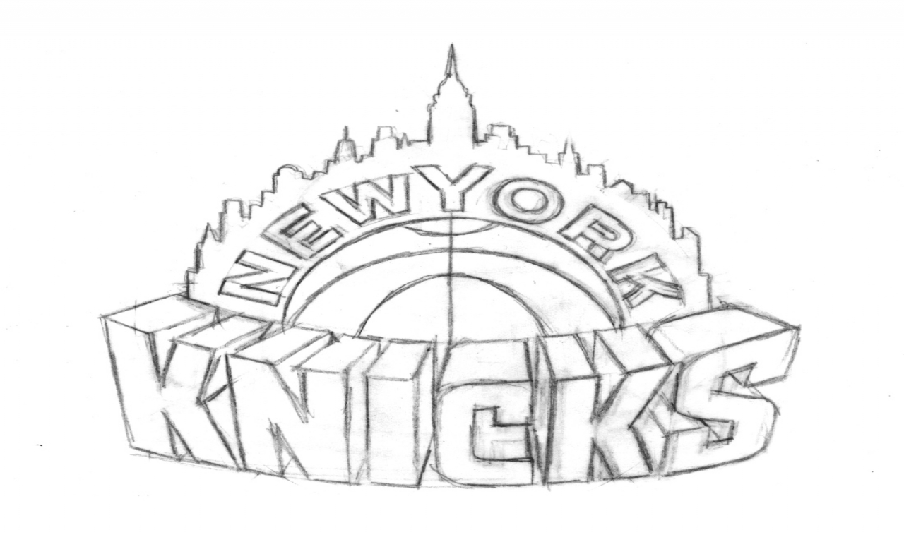 1280x768 Orlando Magic Coloring Pages New York Knicks Logo