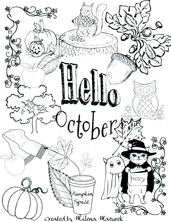 728x942 October Coloring Pages Coloring Pages Large Size Of Coloring Pages