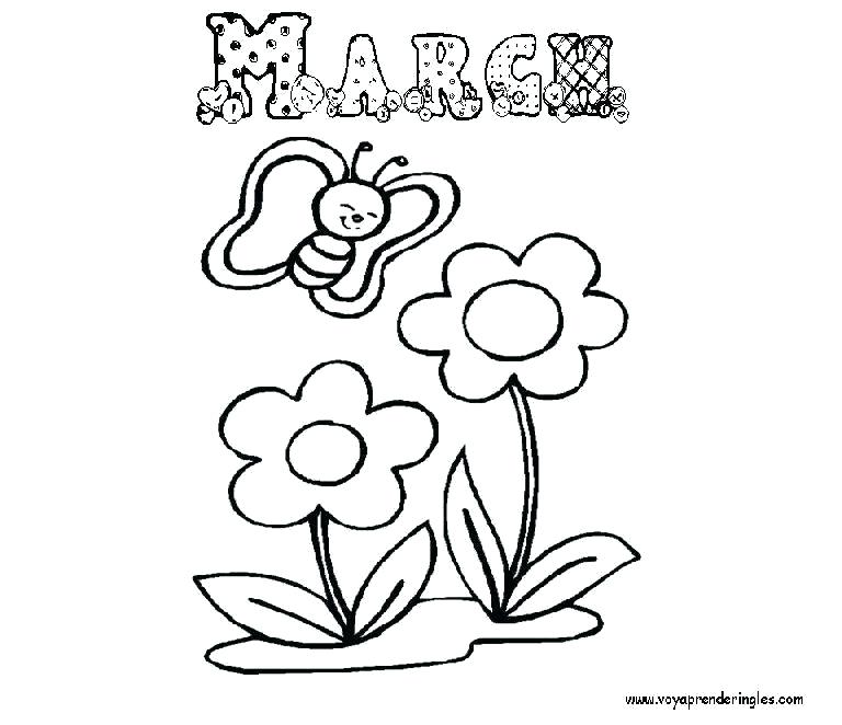 768x662 October Coloring Pages Cosmos Coloring Page Free Flowers Coloring