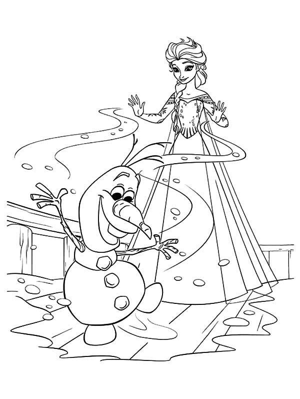 600x797 Elsa Coloring Pages Color My World Elsa, Disney