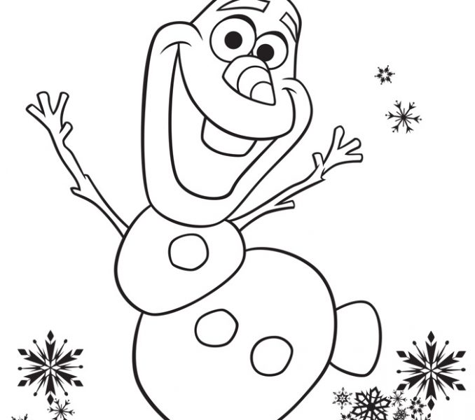 678x600 Olaf The Snowman Coloring Pages Interesting Olaf Coloring Pages