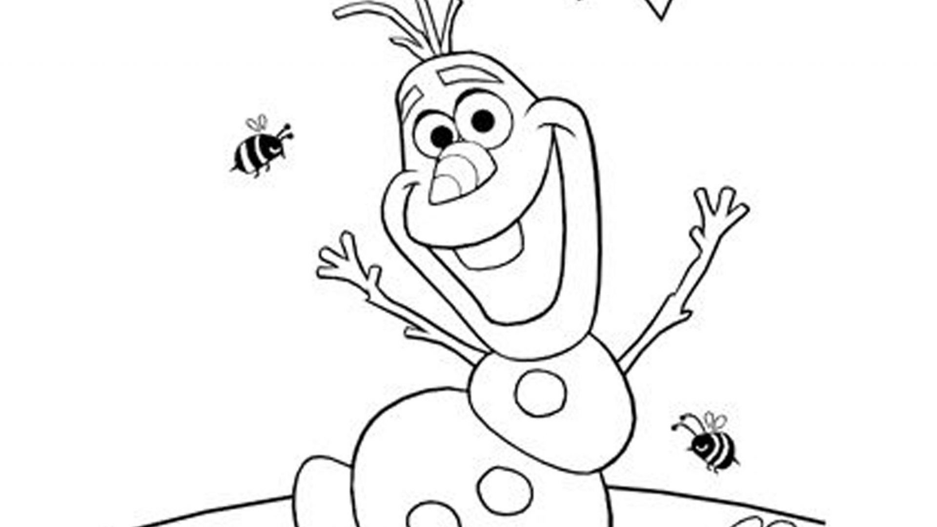 1920x1080 Coloring Pages Of Underdog Copy Best S Olaf In Summer Free