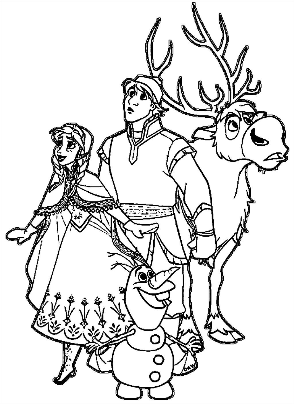 Olaf Coloring Pages at GetDrawings | Free download