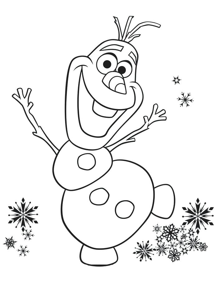700x914 Olaf Coloring Pages