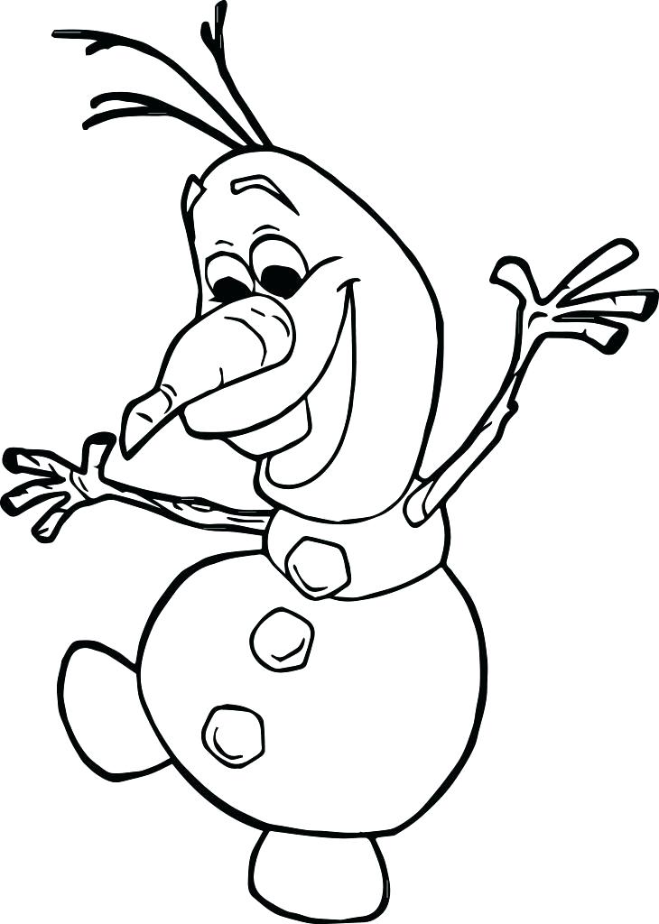730x1024 Frozen Olaf Coloring Pages In Addition To Frozen Coloring Free
