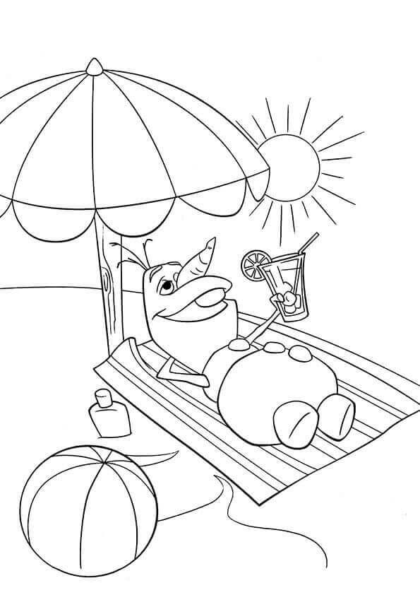 595x842 Free Printable Summer Coloring Pages
