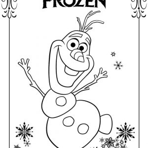 300x300 Frozen Summer Coloring Pages Copy Olaf Summer Coloring Pages