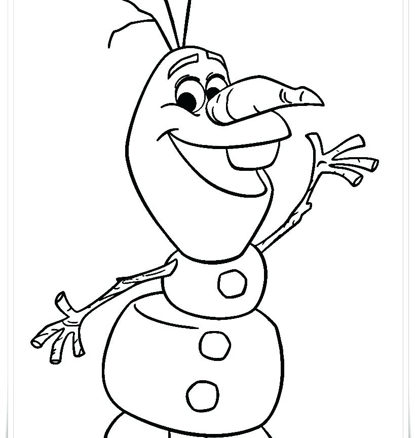 823x864 Olaf Coloring Pages Frozen Coloring Pages And Frozen Coloring