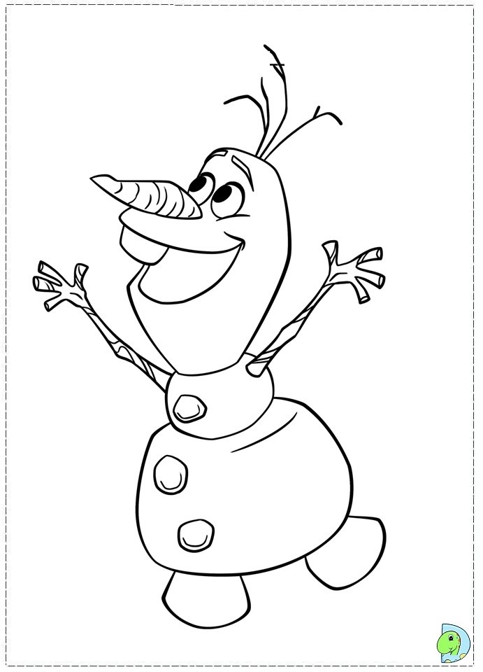 691x960 Frozen Happy Olaf Coloring Page Fun Kids Activities