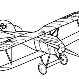 268x268 Old Airplane Coloring Pages Printable Kids Colouring Pages