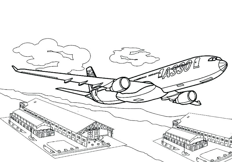 800x559 Coloring Pages Airplanes Yoschool Site