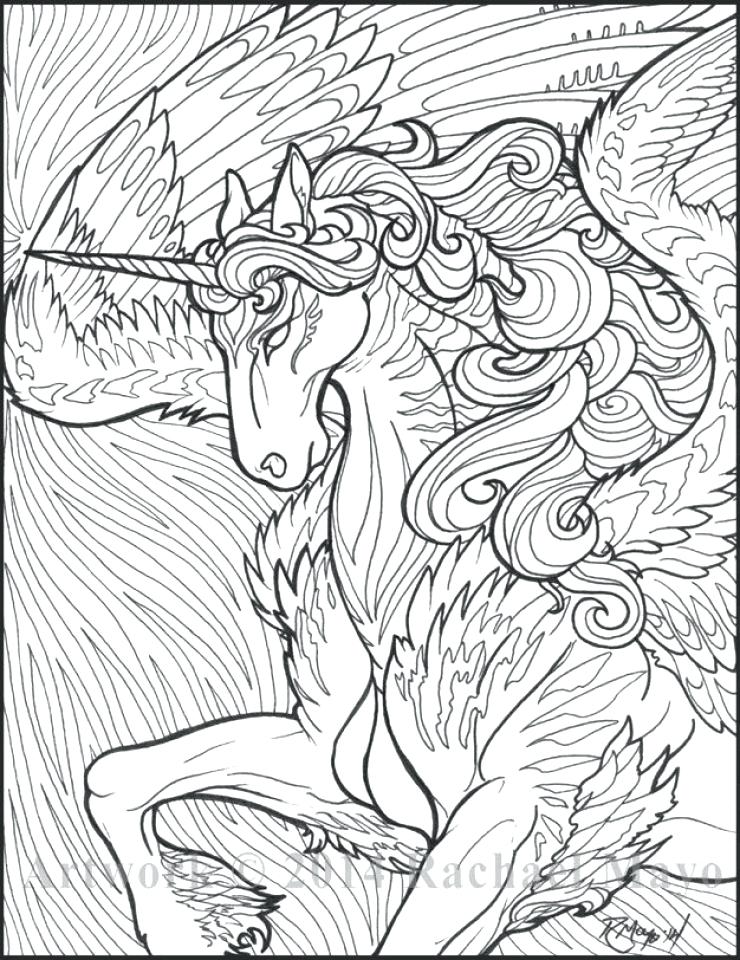 740x960 Popular Coloring Pages Unicorn Coloring Pages For Adults Old